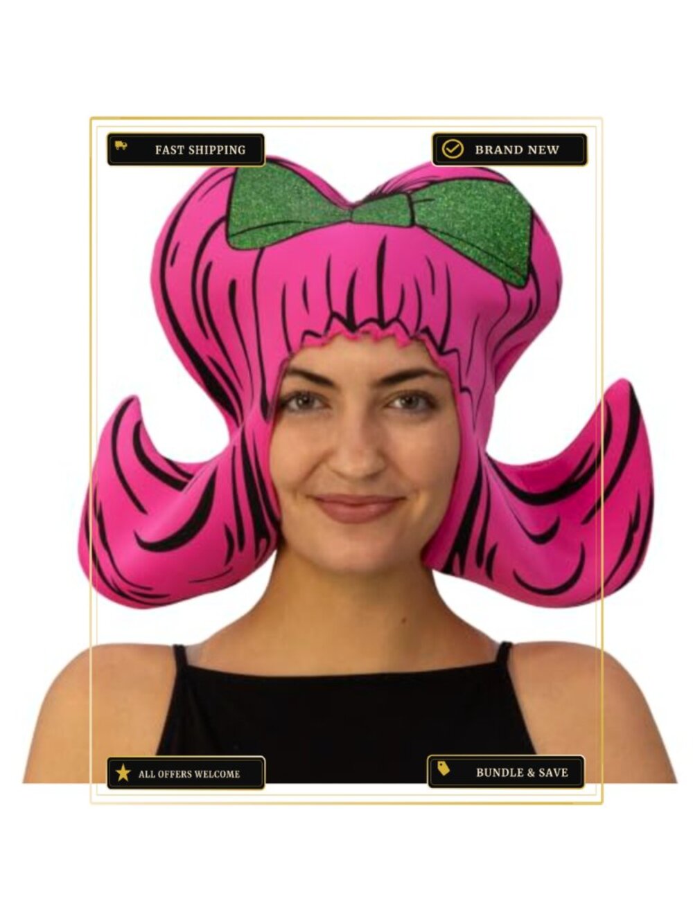 Adult Retro Foam Bouffant Headpiece Costume Hat Halloween Party Accessory